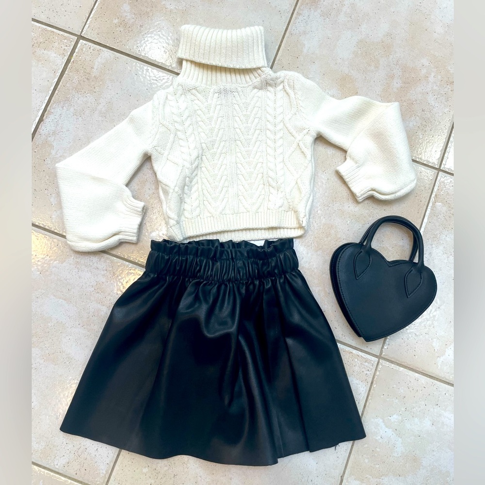 Girls skirt and sweater set (New Without Tags)